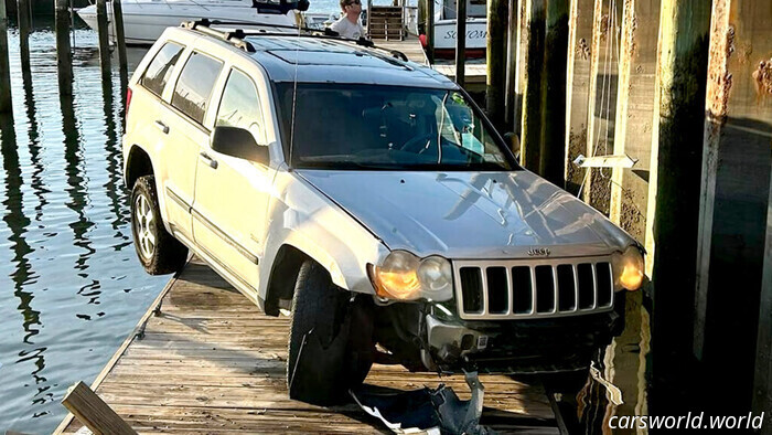 Accidente De Jeep De Un Adolescente Captado Por La Cámara, Aterrizando A Pocos Centímetros Del Desastre | Carscoops